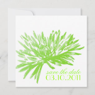 Cartões Modernos Florais de Salvar a Data