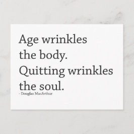 Cartões MotivationalPostcard de Exercício de Incen