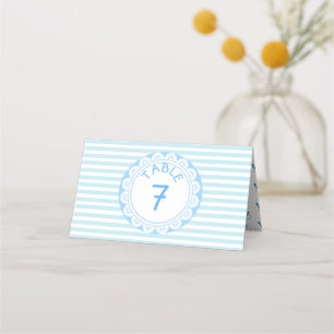 Cartões Numéricos De Mesa De Casamento De Beachy N