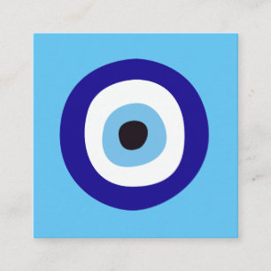Cartões Olho Azul do Mal Boa Karma para Repassar