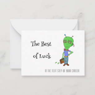 Cartões para Parabéns de boa sorte para novos empr