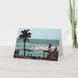 Cartões - Parabéns para pescadores e pescadores