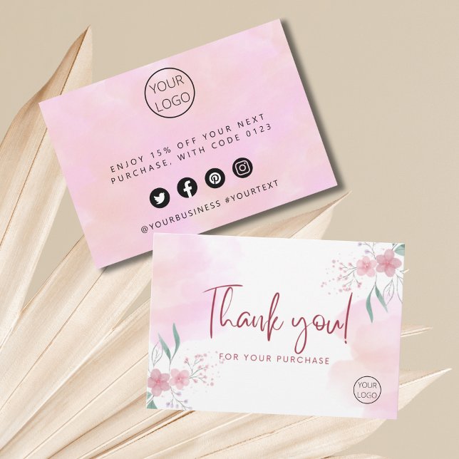 Cartões Personalizados (Personalized Thank You Cards Professional)