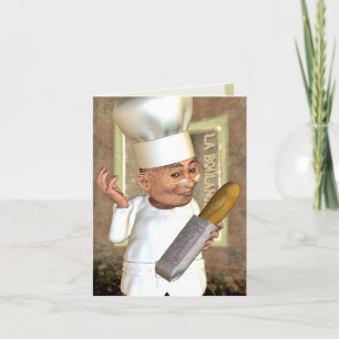 Cartões personalizados da padaria francesa