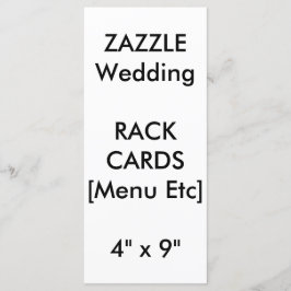 Cartões personalizados de casamento e de programa 