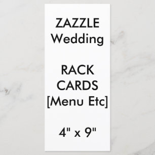 Cartões personalizados de casamento e de programa