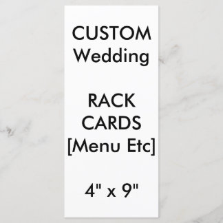 Cartões personalizados de casamento e de programa 