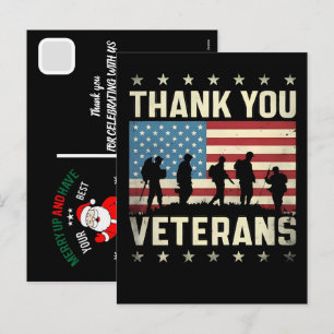Cartões personalizados de Feliz Dia dos Veteranos!