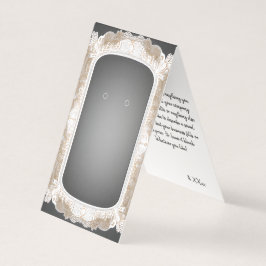 Cartões personalizados de leitura de quadros de re