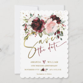 Cartões Personalizados de Salve a Data para Bodas 