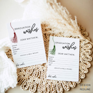 Cartões personalizados para aconselhamento e desej
