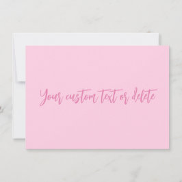 Cartões personalizados rosa do mês de conscientiza