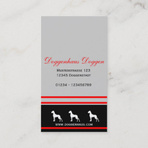 cartões personalizáveis do Great Dane