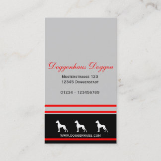 cartões personalizáveis do Great Dane