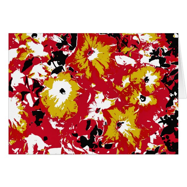 Cartões PETUNIAS FLOWERS (Frente Horizontal)