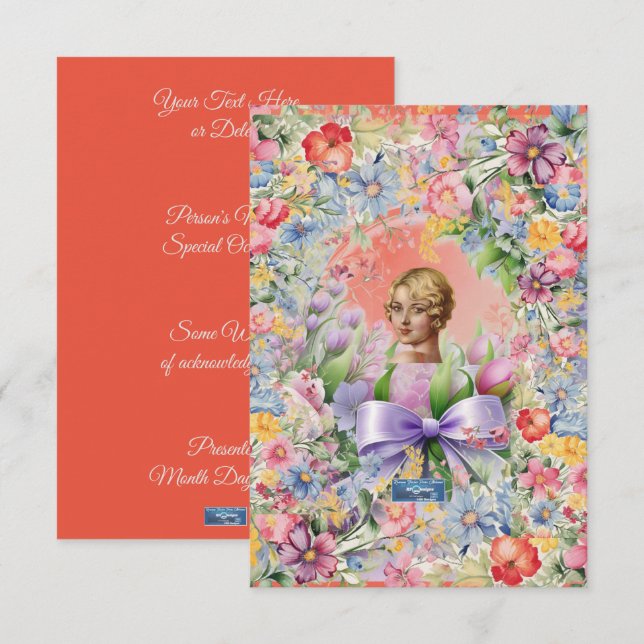 Cartões Planos 1 Manga(Cameo Garden)RFPMDesigns©️2 (Frente/Verso)