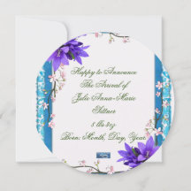 Cartões Planos 3 (PurpleBlossoms) RFPMDesigns 2024