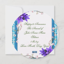 Cartões Planos 3 (PurpleBlossoms) RFPMDesigns 2024