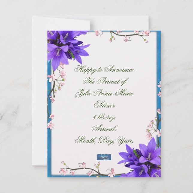 Cartões Planos 9 (PurpleBlossoms) RFPMDesigns 2024 (Frente)