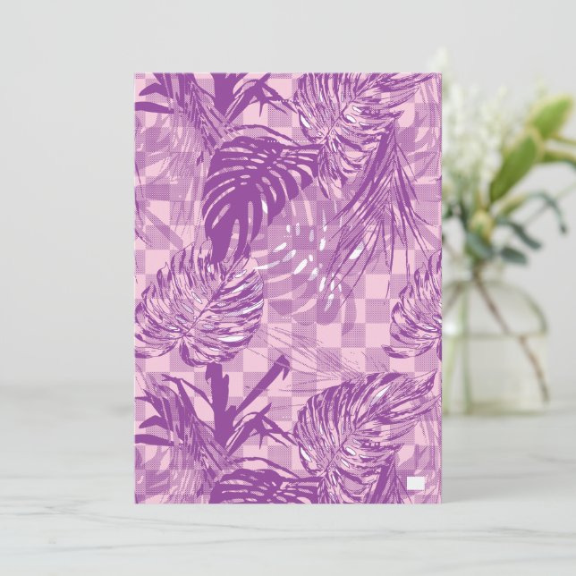 Cartões Planos de Salvar a Data | Convite Personal (Em pé/Frente)