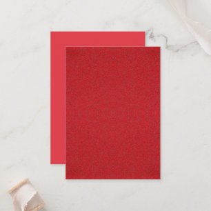 Cartões Planos Vermelho com Duas Cores – Personali