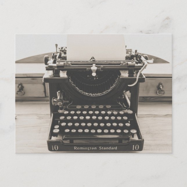 CARTÕES POSTAIS ANTICOS TIPEWRITER (Frente)