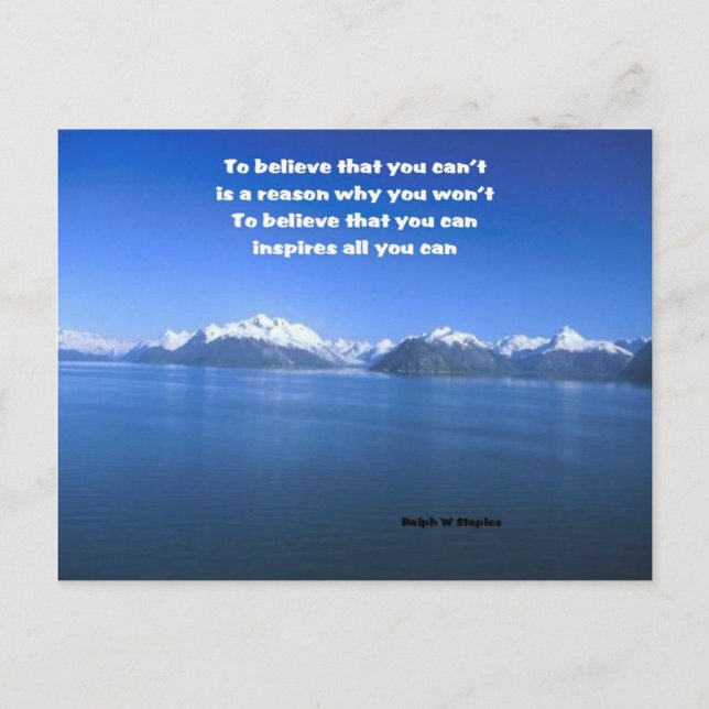 Cartões postais autoconfiáveis (Frente)