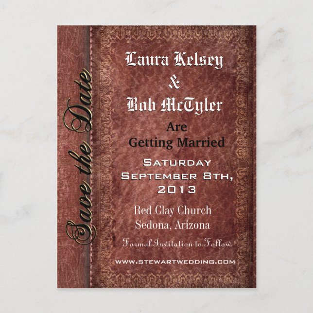 Cartões Postais Baphrome Salve a Data (Frente)