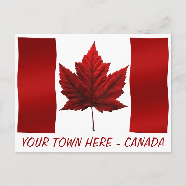 Cartões postais canadenses para sinalizador Canadá (Frente)