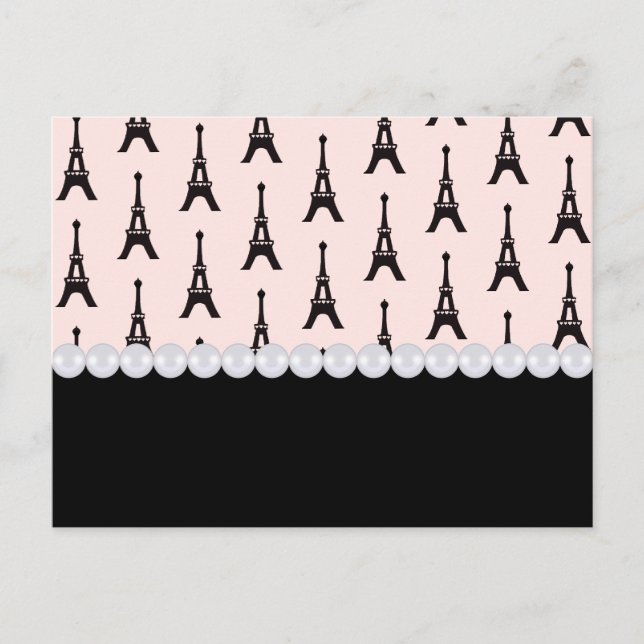 Cartões postais chic Paris (Frente)