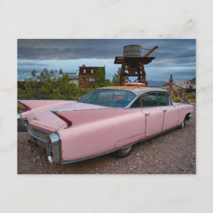 Cartões postais CLÁSSICO DE CARRO PINK