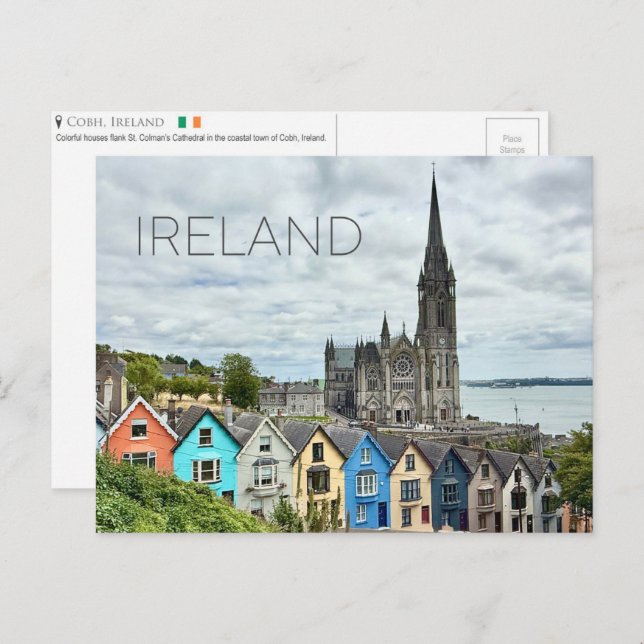 Cartões postais Cobh, Irlanda (Frente/Verso)