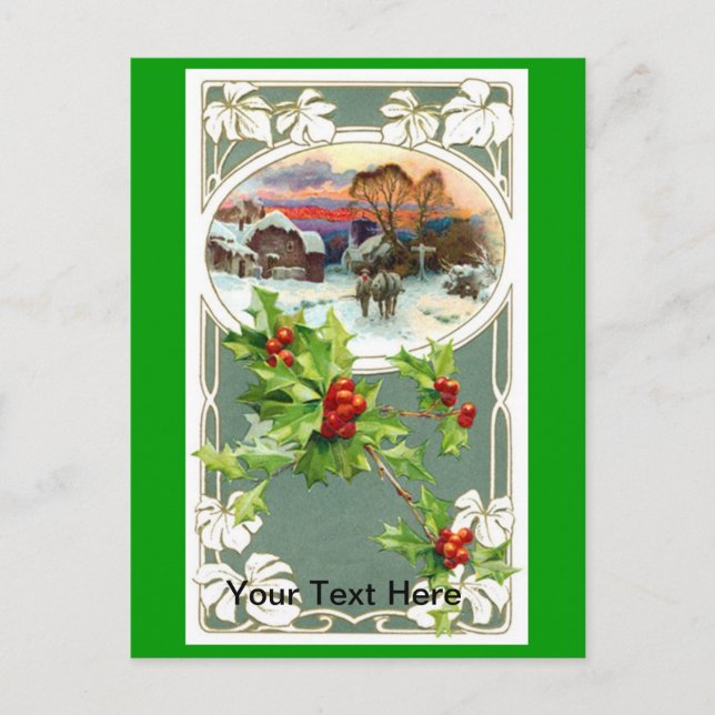 Cartões postais coloridos de Natal (Frente)