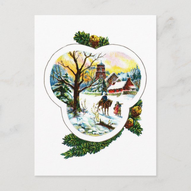 Cartões postais coloridos de Natal (Frente)