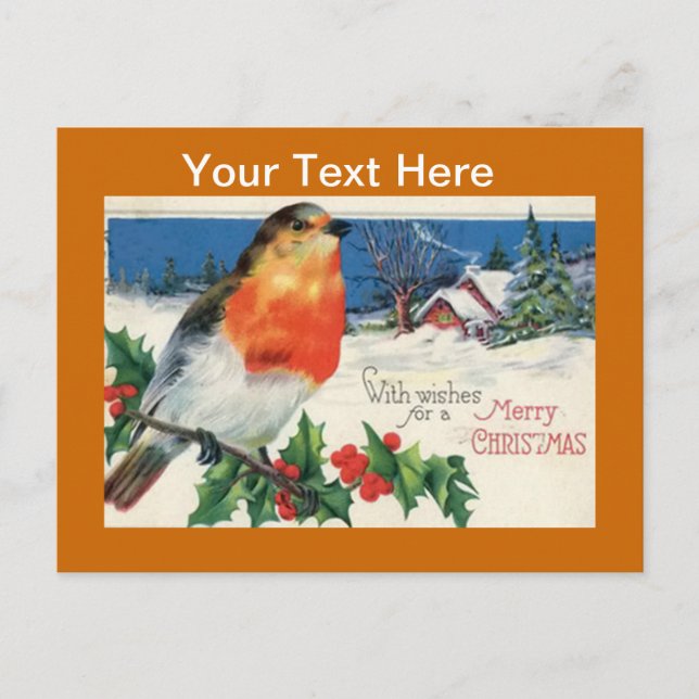 Cartões postais coloridos de Natal (Frente)