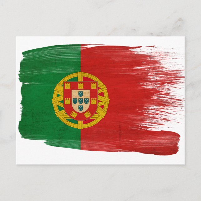 Cartões postais com bandeira de Portugal (Frente)
