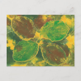 Cartões postais da árvore de aves do abstrato Autu