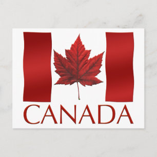 Cartões Postais da Bandeira do Canadá Cartões Post