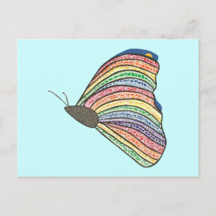 Cartões postais da Borboleta do Rainbow Mosaico