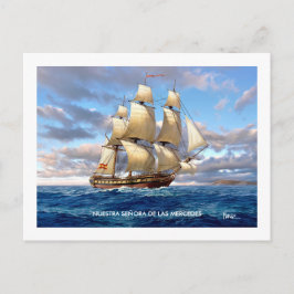 Cartões Postais da Fragata Nuestra Señora de las M