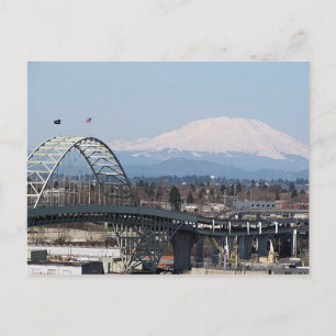Cartões postais da ponte Mt Rua Helens & Fremont