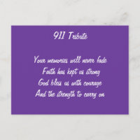 Cartões postais das memórias 911