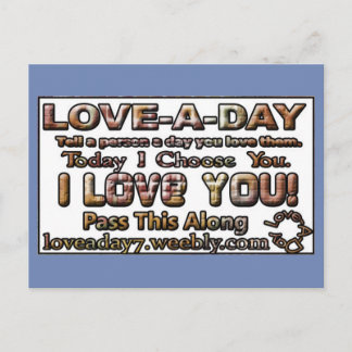 Cartões Postais de Amor do Dia