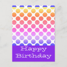 Cartões postais de aniversário