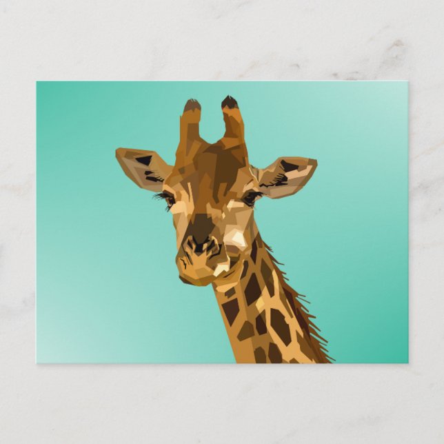 CARTÕES POSTAIS DE ARTE GIRAFFE (Frente)