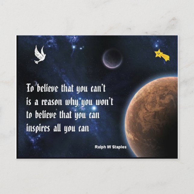 cartões postais de autoconfiança (Frente)