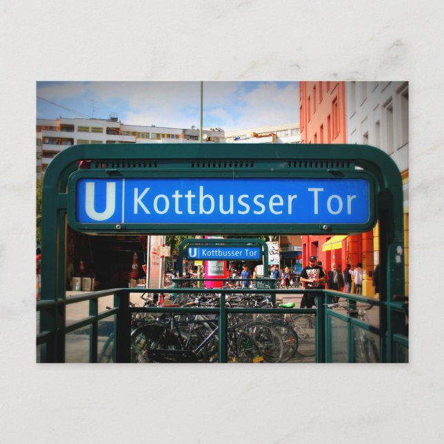 Cartões postais de Berlim: Kottbusser Tor (Frente)