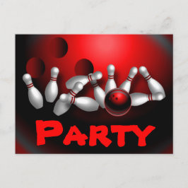 Cartões postais de Boliche personalizados