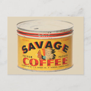 CARTÕES POSTAIS DE CAFÉ DE VINTAGEM DE CAFÉ DE