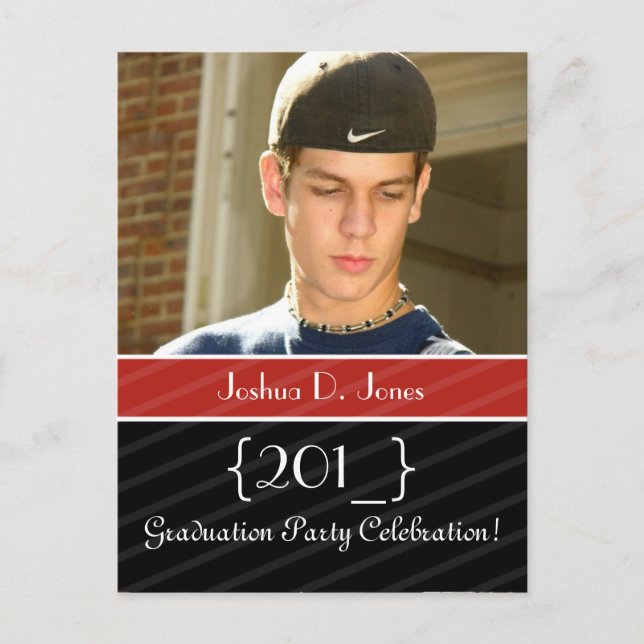 Cartões postais de convite para festas de formatur (Frente)